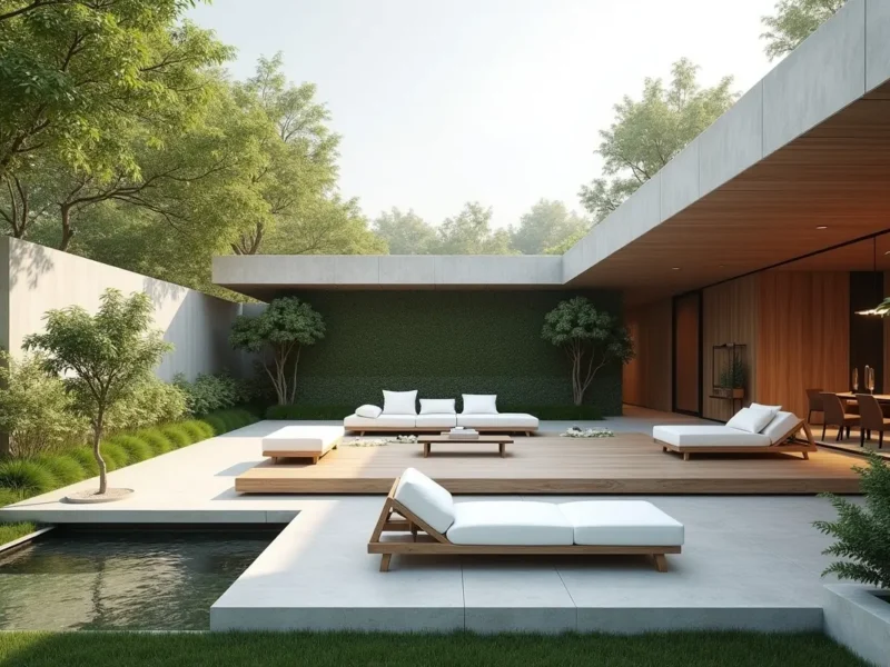 Clean Contemporary Outdoor Spaces Designs