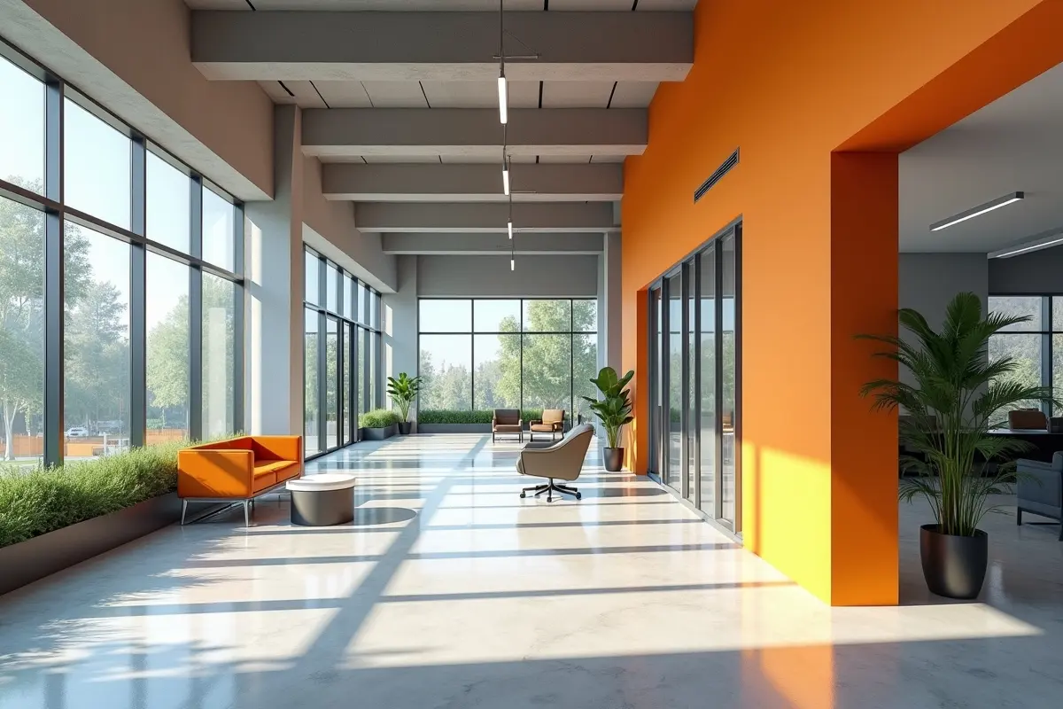 commercial painting modern workplaces