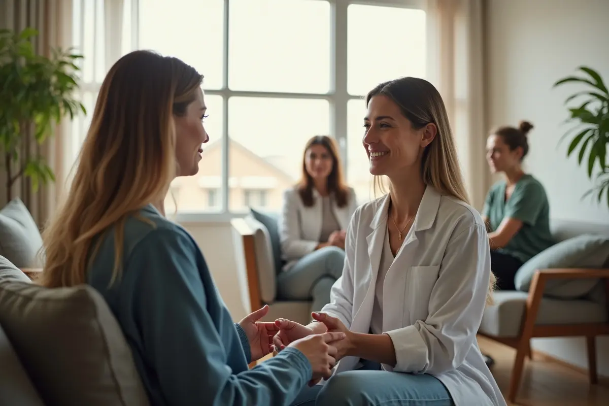 emdr therapy patient and staff