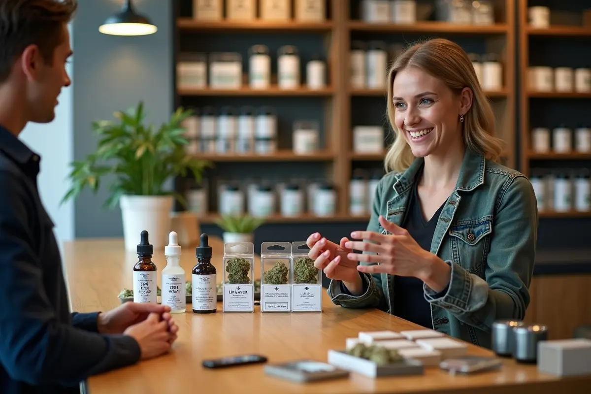 customer learning differences between cannabis product types and benefits