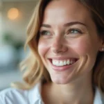 patient smiling confidently after successful dental implant restoration