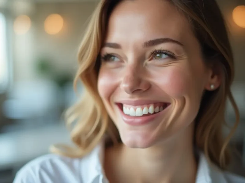patient smiling confidently after successful dental implant restoration