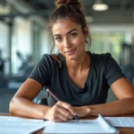 fitness instructor reviewing essential certifications for professional career advancement