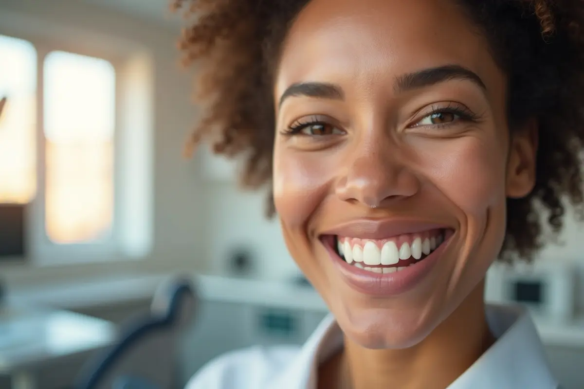 patient achieving confident smile makeover with full arch dental implants