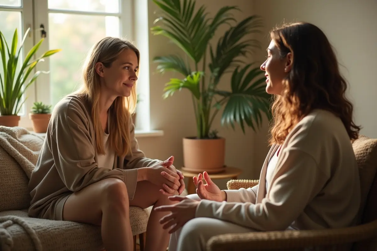 holistic practitioner helping patient manage chronic pain naturally