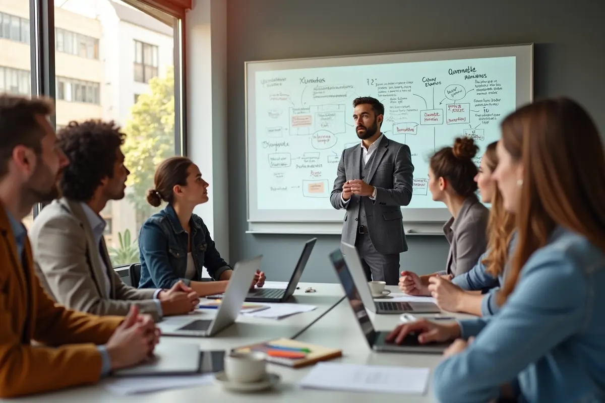 nonprofit team brainstorming creative ways to raise funds for cause