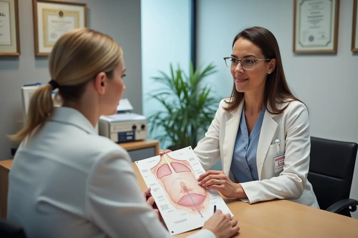 patient consulting surgeon for safe and effective breast implant removal