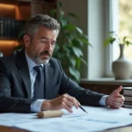 lawyer handling complex asset division in high value divorce case