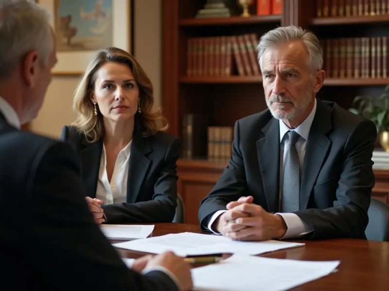 couple navigating legal considerations in high net worth divorce cases