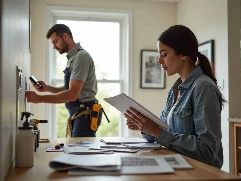 homeowner comparing professional installation with diy sourcing for property upgrades