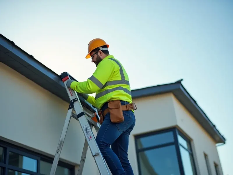 inspector performing roof integrity checks for commercial property maintenance