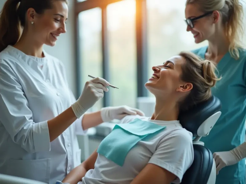 patient using sedation dentistry for comfortable anxiety free dental treatment