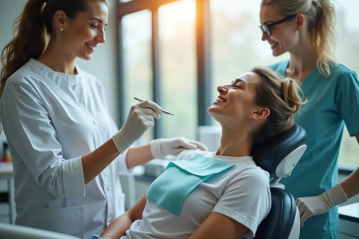 patient using sedation dentistry for comfortable anxiety free dental treatment