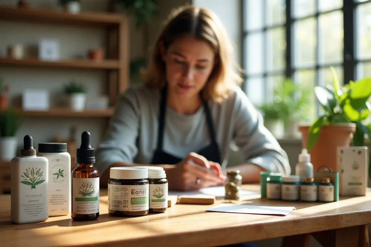 consumer learning about different cannabis products and their uses