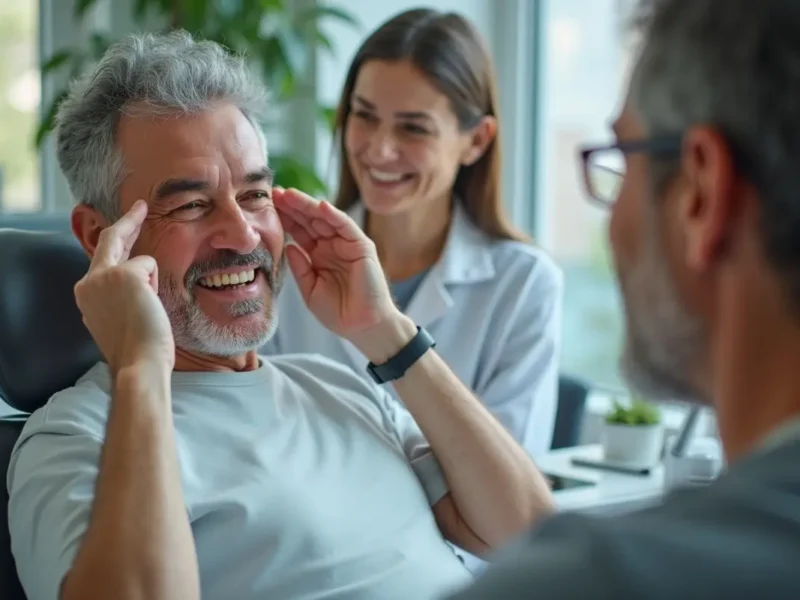 patient recognizing early warning signs of common dental problems