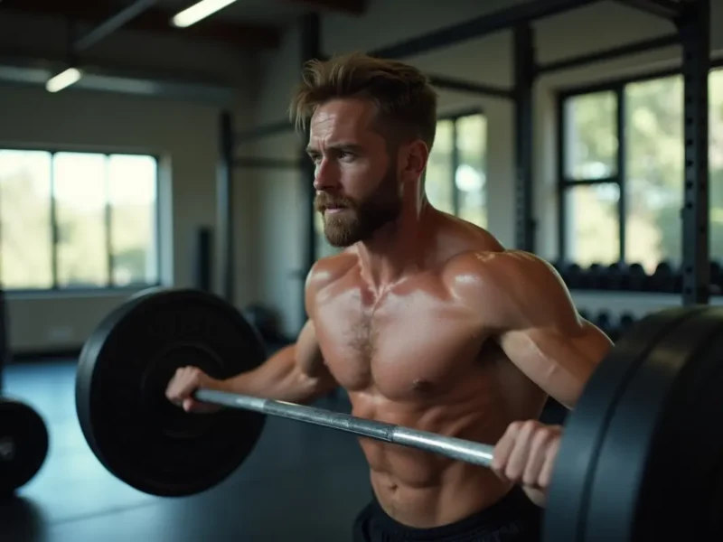 athlete completing advanced strength and conditioning training course program