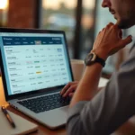 traveler comparing flight details and hidden costs before booking tickets