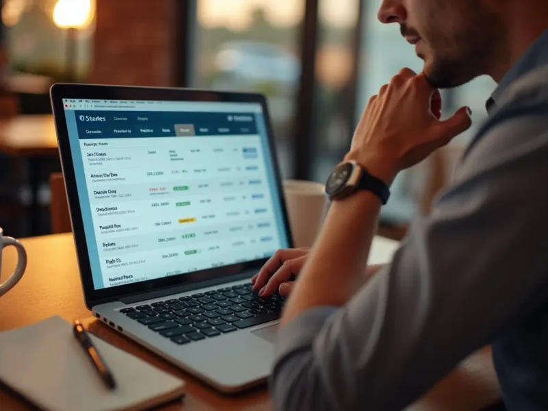 traveler comparing flight details and hidden costs before booking tickets
